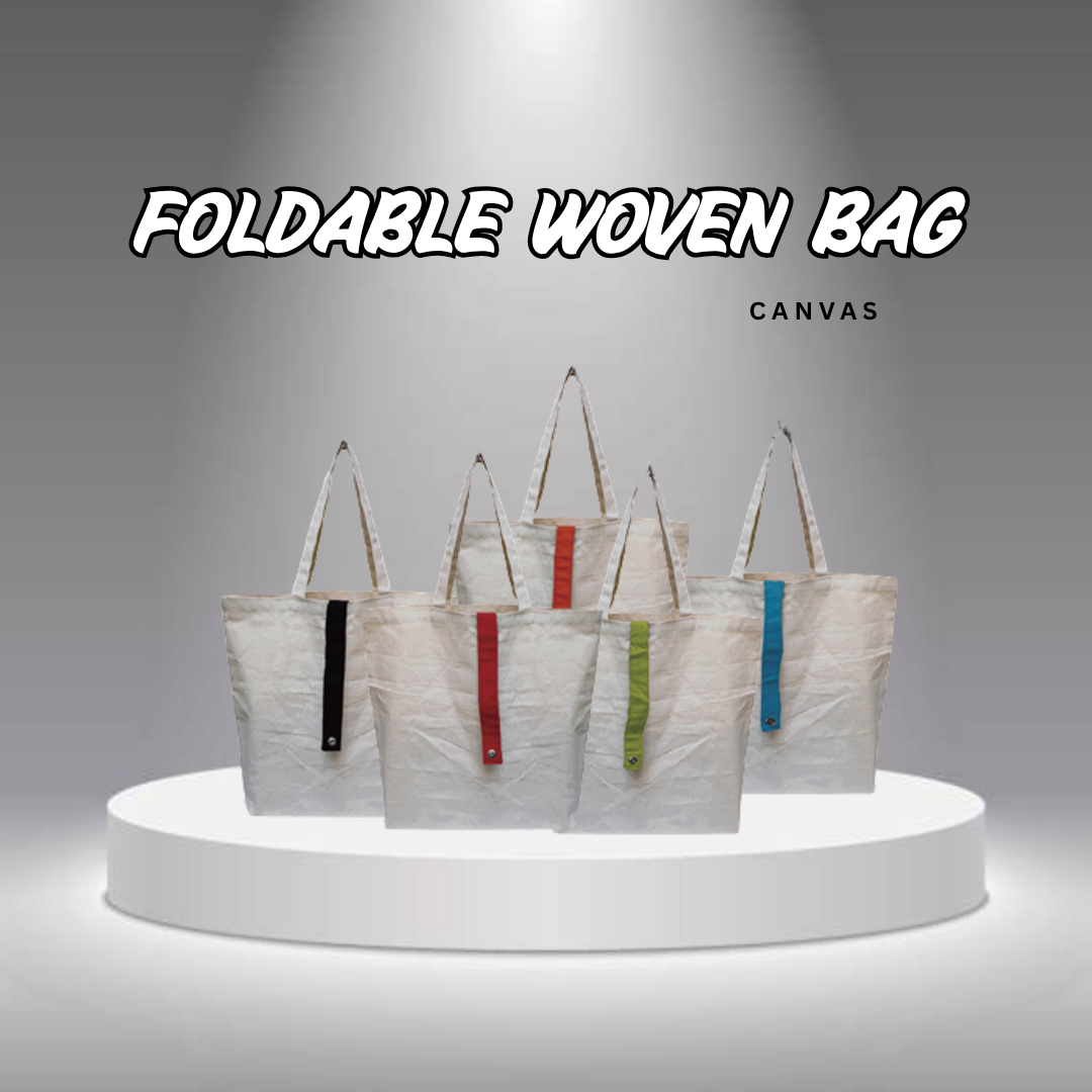 Foldable Woven Bag (Canvas)