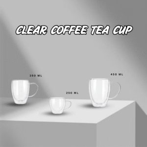 Clear Coffee Tea Cup