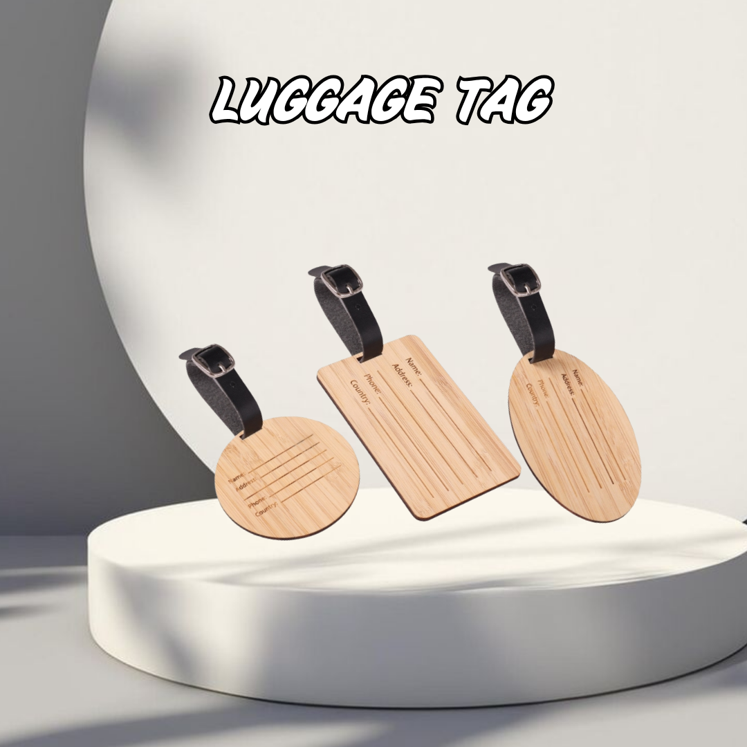 Luggage tag (Bamboo)