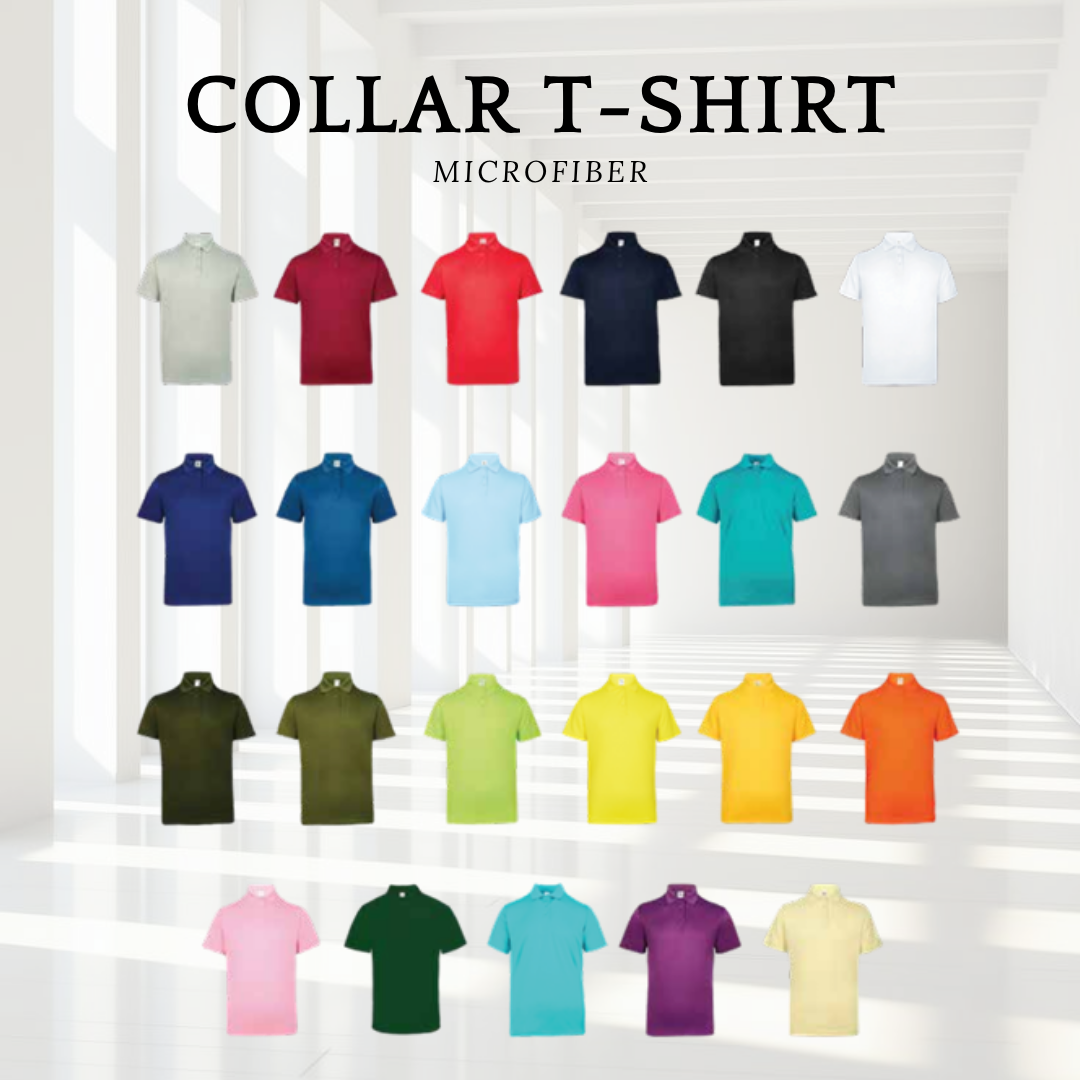 Microifber Short Sleeve Collar T-shirt