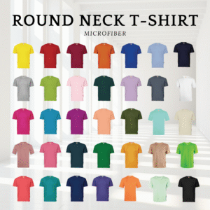 Cotton Short Sleeve Round Neck T-shirt