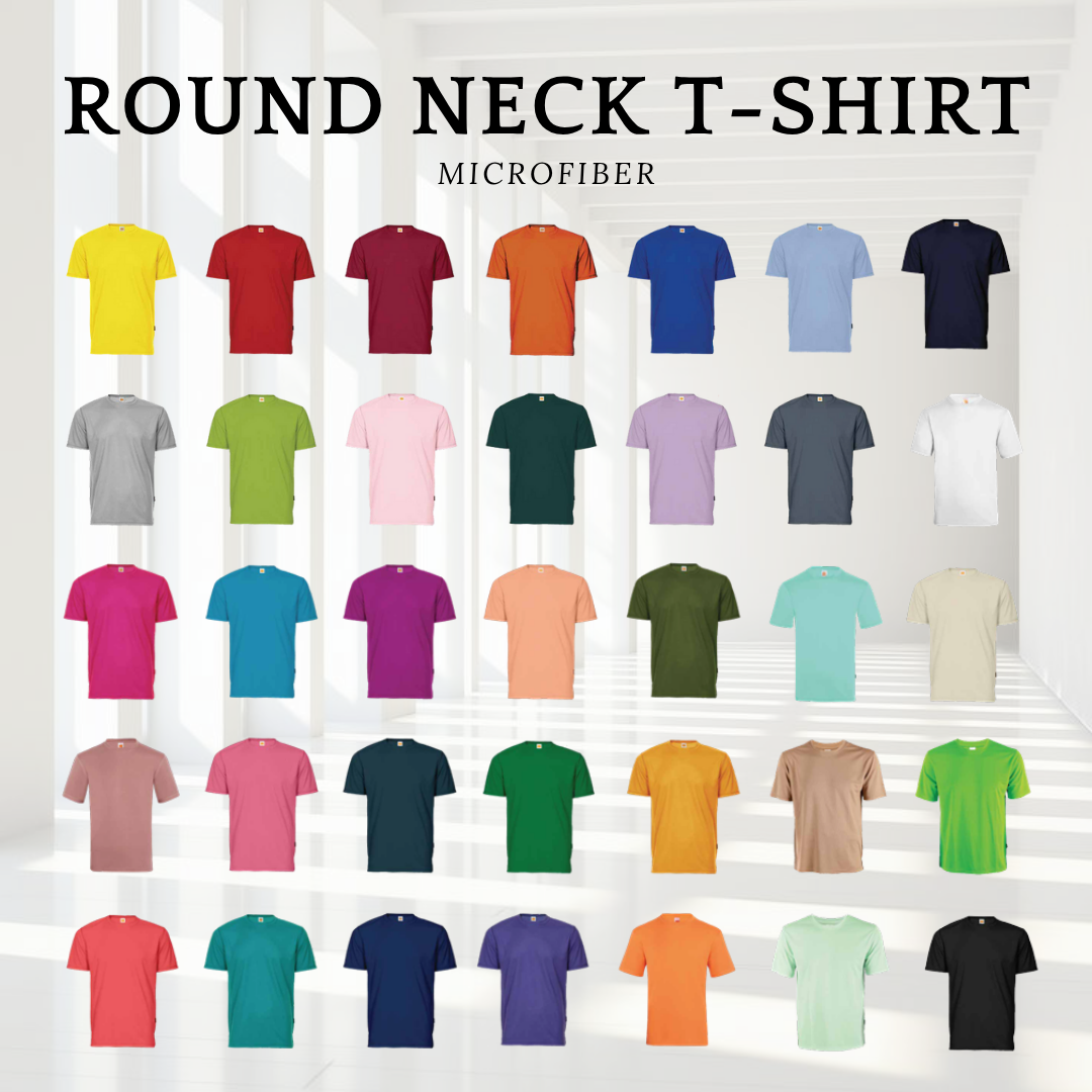 Cotton Short Sleeve Round Neck T-shirt